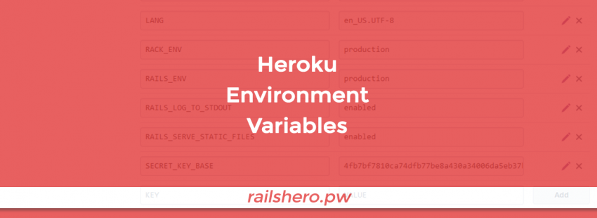 Heroku Environment Variables
